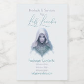 Erstellen Sie Ihr eigenes Lila Hexenapothekenlabel Lebensmitteletikett (Einzelnes Label)