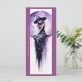 Erstellen Sie Ihr eigenes Lila Mondfräsen-Lesezeic (Stehend Vorderseite)