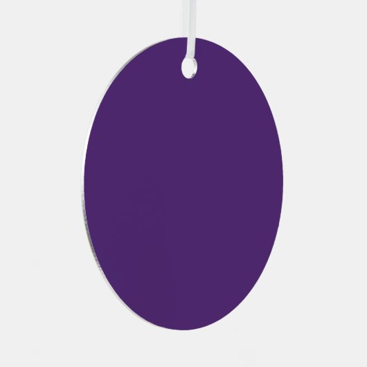 Erstellen Sie Ihr eigenes Lila Ornament Aus Metall (Vorderseite Rechts)