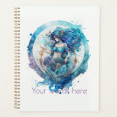 Erstellen Sie Ihr eigenes Lila und blaues Aquarius Planer (Vorderseite)