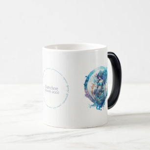 Erstellen Sie Ihr eigenes Lila und blaues Aquarius Verwandlungstasse