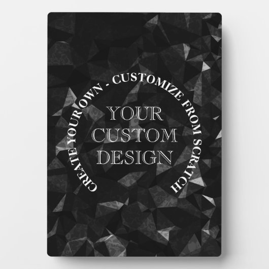 Erstellen Sie Ihr eigenes Logo/Design Fotoplatte (Vorderseite)