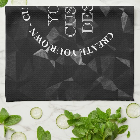 Erstellen Sie Ihr eigenes Logo/Design Geschirrtuch (Gefaltet)