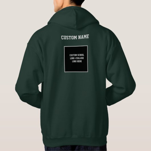 Erstellen Sie Ihr eigenes Logo für die Schule oder Hoodie (Rückseite)