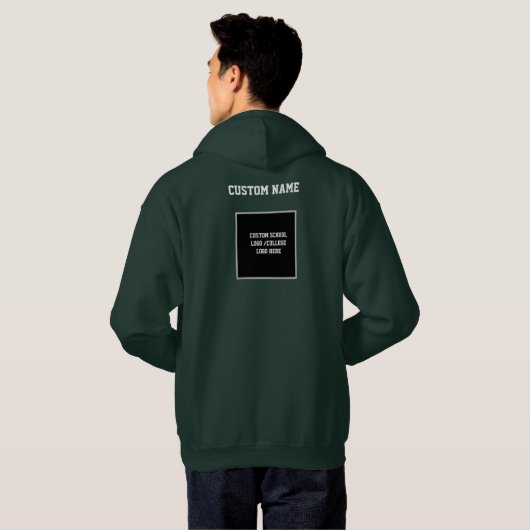 Erstellen Sie Ihr eigenes Logo für die Schule oder Hoodie (Schwarz voll)
