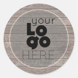 Erstellen Sie Ihr eigenes Logo für rustikale, wett Runder Aufkleber
