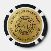 Erstellen Sie Ihr eigenes Logo Gold Pokerchips (Rückseite)