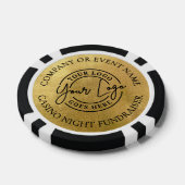 Erstellen Sie Ihr eigenes Logo Gold Pokerchips (Einzeln)