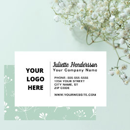 Erstellen Sie Ihr eigenes Logo-Image für moderne U Visitenkarte