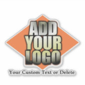 Erstellen Sie Ihr eigenes Logo individuell hinzufü Aufkleber (Vorderseite)