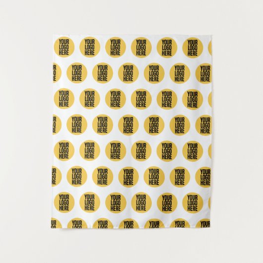 Erstellen Sie Ihr eigenes Logo-Muster Wandteppich (Vorderseite)