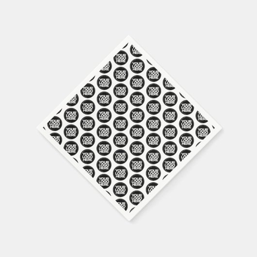 Erstellen Sie Ihr eigenes Logo Serviette (Ecke)