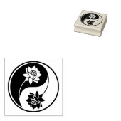 Erstellen Sie Ihr eigenes Lotus Yin Yang-Symbol Gummistempel (Stempel)