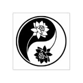 Erstellen Sie Ihr eigenes Lotus Yin Yang-Symbol Gummistempel (Prägung)