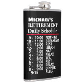 Erstellen Sie Ihr eigenes, lustiges Zeitplanangebo Flachmann (Rechts)