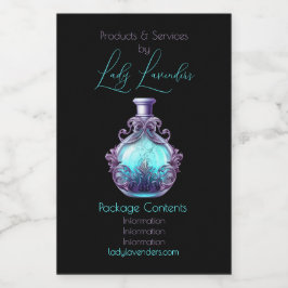 Erstellen Sie Ihr eigenes Magic-Poster-Label Lebensmitteletikett