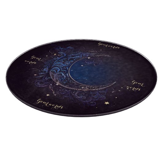Erstellen Sie Ihr eigenes magisches Blue Moon Altb Schneidebrett (Ecke)