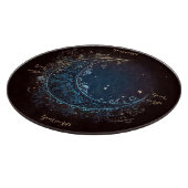 Erstellen Sie Ihr eigenes magisches Filigree Moon  Schneidebrett (Ecke)