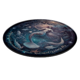 Erstellen Sie Ihr eigenes magisches Meerjungfraupa Schneidebrett