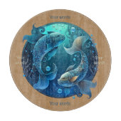 Erstellen Sie Ihr eigenes magisches Pisces Glass A Schneidebrett (Vorderseite)