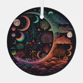 Erstellen Sie Ihr eigenes magisches Planetenparadi Ornament Aus Glas (Rückseite)