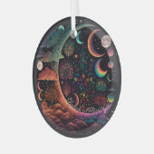 Erstellen Sie Ihr eigenes magisches Planetenparadi Ornament Aus Glas (Vorderseite links)