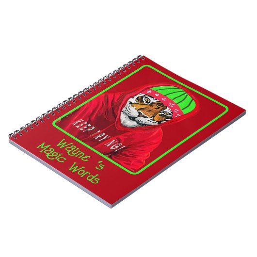 Erstellen Sie Ihr eigenes magisches Tiger-Notebook Notizblock (Linke Seite)