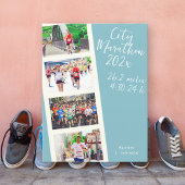 Erstellen Sie Ihr eigenes Marathon-Run-Foto Postca Postkarte