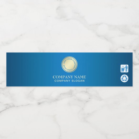 Erstellen Sie Ihr eigenes Markenzeichen Wasserflas Wasserflaschenetikett (Einzelnes Label)