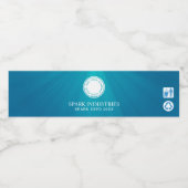 Erstellen Sie Ihr eigenes Markenzeichen Wasserflas Wasserflaschenetikett (Einzelnes Label)