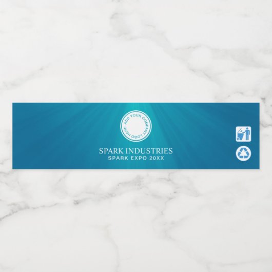 Erstellen Sie Ihr eigenes Markenzeichen Wasserflas Wasserflaschenetikett (Einzelnes Label)