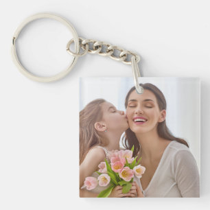 Erstellen Sie Ihr eigenes maßgeschneidertes Foto M Schlüsselanhänger