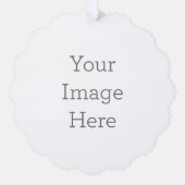 Papierornament Ausführung: Muschelförmig, Papier: Matt, Umschläge: Keine (Vorderseite)