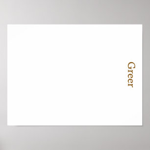 Erstellen Sie Ihr eigenes mattes Papierposter Poster