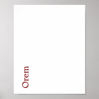 Erstellen Sie Ihr eigenes mattes Poster