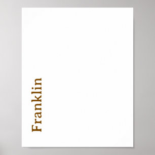 Erstellen Sie Ihr eigenes mattes Poster