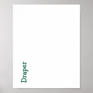 Erstellen Sie Ihr eigenes mattes Poster