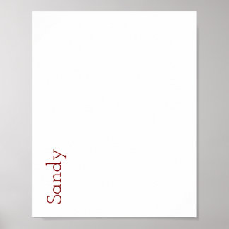 Erstellen Sie Ihr eigenes mattes Poster