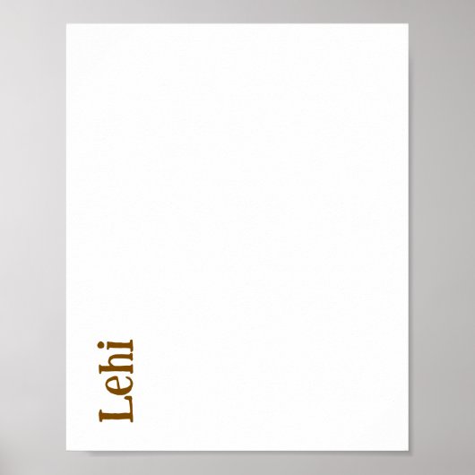 Erstellen Sie Ihr eigenes mattes Poster (Vorne)