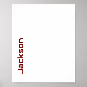 Erstellen Sie Ihr eigenes mattes Poster