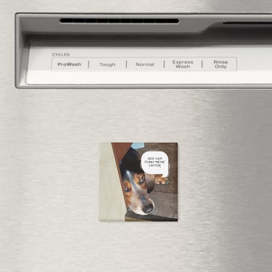 Erstellen Sie Ihr eigenes Meme Custom Funny Foto Magnet (In Situ (Geschirrspüler))