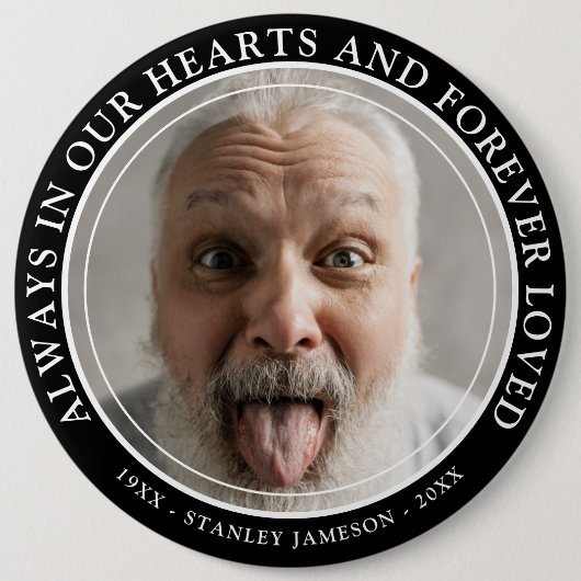 Erstellen Sie Ihr eigenes Memorial-Foto und Ihre T Button (Vorderseite)
