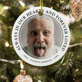 Erstellen Sie Ihr eigenes Memorial-Foto und Ihre T Keramik Ornament