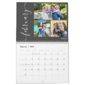 Erstellen Sie Ihr eigenes Minimal-3-Foto-Collage-S Kalender (Feb 2027)