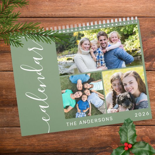 Erstellen Sie Ihr eigenes Minimal-3-Foto-Collage-S Kalender