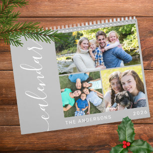 Erstellen Sie Ihr eigenes Minimal-3-Foto-Collage-S Kalender