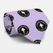 Erstellen Sie Ihr eigenes Minimalistisches Lila Fi Krawatte (Gerollt)