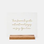 Erstellen Sie Ihr eigenes Minimalistisches Skripta Acrylschild (Vorderseite)