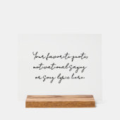 Erstellen Sie Ihr eigenes Minimalistisches Skripta Acrylschild (Vorderseite)