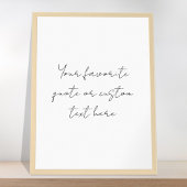 Erstellen Sie Ihr eigenes Minimalistisches Skripta Poster